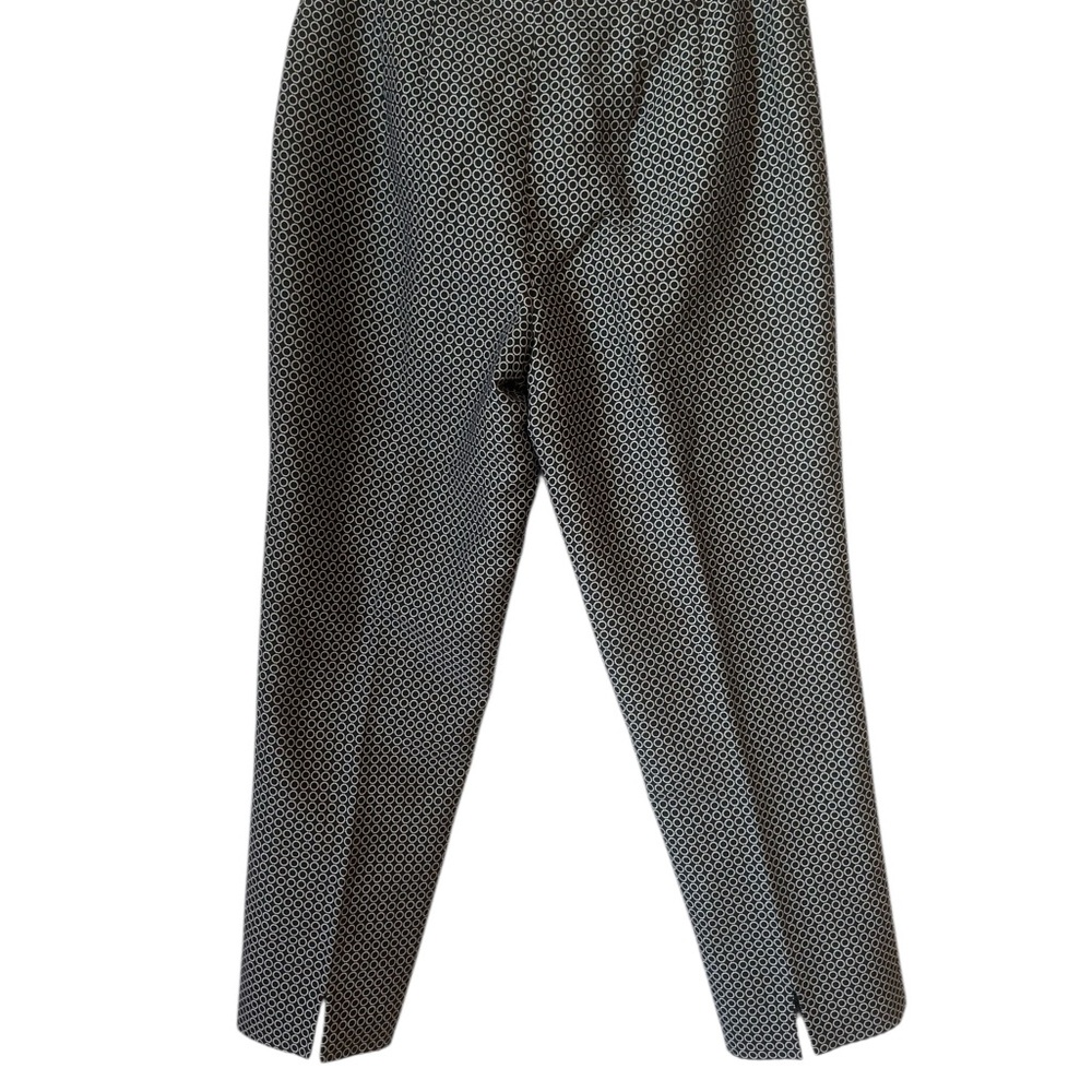 Talbots Women's Black Patterned Fully Lined Pants Size 8/PETITE       #2 - Picture 4 of 8